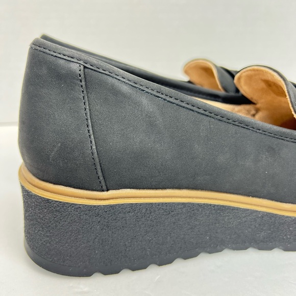 SOUL Naturalizer Nubuck Josie Platform Wedge Loafers Size 8M Superb Barely Worn - Picture 6 of 16